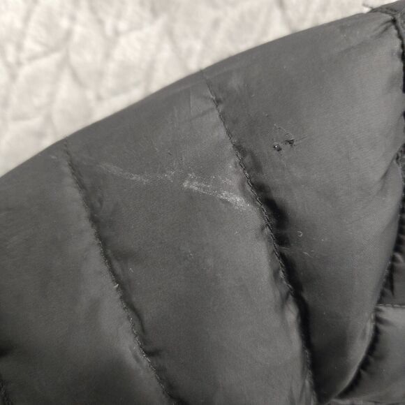 Eddie Bauer Mens Large Black Down Puffer Jacket EB650 Univ. Of Arkansas Logo - Picture 12 of 12